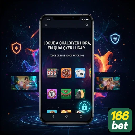 Acesso a jogos VIP na 166bet em dispositivo móvel.