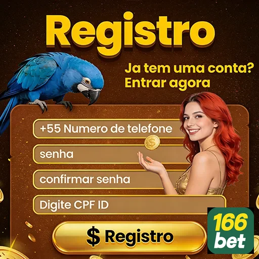 Tela do registro da 166bet com elementos VIP destacados.